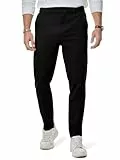 Elegancity Herren Chino Hose Casual Chinohose Baumwolle Freizeithose Arbeitshose Stretch Outdoorhose Pants Trousers Business schwarz XXL
