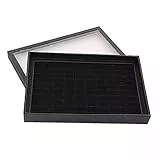 Holibanna Schmuckkasten Für Ohrringe Mit Fächern Ohrstecker Vitrine Zum Ordnen Und Aufbewahren Von Ringen Und Schmuck Ring Aufbewahrung Box Organizer
