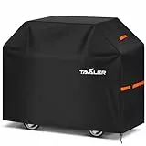 Tavaler Grillabdeckung Wetterfest-160x70x125 cm Grill Abdeckhaube 420D Oxford-Stoff Grillhaube Gasgrill Abdeckung Grill Schutzhülle für Weber, Enders, Char Broil Serie