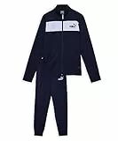 PUMA Boy's Poly Suit Cl B Track Suit,Blau (Peacoat), 152