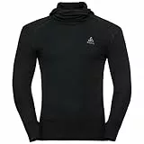 Odlo Thermounterwäsche Herren Active Warm I Langarm Thermoshirt I Warme Skiunterwäsche Langarm Thermoshirt mit Facemask I Herren