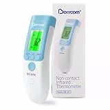 Berrcom Fieberthermometer Kontaktlos Stirnthermometer für Babys Infrarot Digitales Medizinisches Thermometer mit Fieberalarm