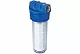 Metabo Filter für Hauswasserwerke 1' lang, mit waschbarem Filtereinsatz (0903050306) Höhe: 310 mm, Durchmesser: 120 mm, Wasserdurchfluss: 6400 l/h