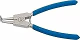 BGS 450-1 | Sprengringzange | abgewinkelt | für Außensprengringe | 150 m | Seegering-Zange | rutschhemmendm