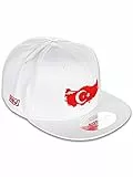 Redbridge Unisex Snapback Caps Kappe Baseball-Cap Mütze Bestickt Länder Türkei - Weiß