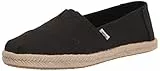 Toms Damen Alpargata Rope Classic Loafer, flach, Schwarz, 41 EU
