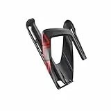 Elite ALA Flaschenhalter Schwarz Rote Grafik – Leicht Robuster Kunststoff – Universal Fahrrad Rennrad MTB Gravel E-Bike – Trinkflaschenhalter Bidon