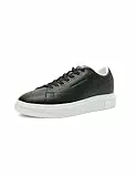Armani Exchange Herren Men's, Basic, Back Extended Logo, Black Sneaker, 42 EU