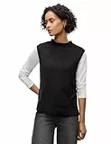 Street One Damen 3015727 Ärmelloser Pullover, Black, 44