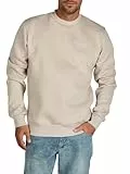 riverso Pullover Herren mit Druck RIVJamie Regular Fit Sweatshirt Rundhals Langarm, Größe:4XL, Farbe:Ash Beige-Ash Beige