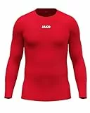 JAKO Unisex Longsleeve-Shirt Function, rot, S
