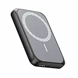 Bilivein Magnetische Power Bank 10000mAh - Induktives PowerBank - 20W Schnellladen Tragbares Ladegerät mit USB C Eingänge＆Ausgang - PD QC 3.0 Externer Akkupack für iPhone