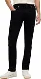 Tommy Jeans Herren Jeans Hose Scanton Slim Fit, Schwarz (Denim Black), 34W/32L