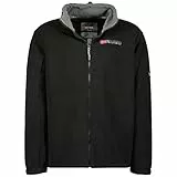 Geographical Norway warme Herren Fleece Tamazonie Winter Übergangs Jacke Outdoor Sweat (Large, Schwarz)