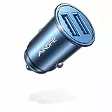 AINOPE 24W Auto Ladegerät 4.8A [Mini Metall] Zigarettenanzünder USB 12v Adapter Auto, Car Charger, KFZ Ladegerät, Auto Handy Ladegerät für iPhone 16 15 14 Pro Max Plus Galaxy S25 S24