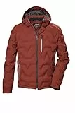 killtec Herren Steppjacke mit Kapuze/Jacke ist wasserabweisend KOW 60 MN QLTD JCKT, ziegelrot, L, 41834-000