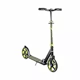 Muuwmi Aluminium Scooter Pro – 215 mm Räder - ABEC 7 Lager - Höhenverstellbarer Lenker - Geeignet für Kinder und Erwachsene - GS-Zertifiziert - Bis zu 100 kg - Tretroller New Lime