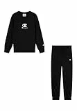 Champion Legacy Jungen Schulanfang Sweatsuit, XL, Schwarz, Schwarz, XL
