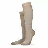 KUNERT Damen Kniestrümpfe Warm Up Wärmeisolation Beige-mel. 8320 39-42