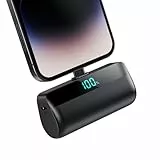 Feob Mini Powerbank für iPhone 5200mAh, 20W PD Schnelles Aufladen Power Bank Klein Ultrakompakter mit LED-Display, Externe Akkupack kompatibel mit iPhone 14/14 Plus/13 Pro/13/12/11/XS/XR/8/7/6/5.etc