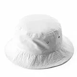 KeepSa Fischerhut Baumwolle Damen/Herren Faltbar Einfarbig Bucket Hat Sonnenhut Anglerhut, Outdoor Hut Sommermütze Garten Camping Wandern Reisen Strandhut