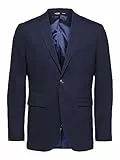SELECTED HOMME Male Blazer Gewebter Wollgemisch