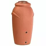 Regentonne 210L Aquacan Baby Kunststoff Regentonne in Terrakotta Farbe 59,6 (L) x 56 (B) x 118,3 (H) cm