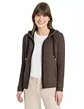 Cecil Langarm Jacke mit Kapuze und Taschen Macchiato Brown L