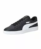 PUMA Unisex Puma Smash v2 L Low-Top, Puma Black-Puma White, 48.5 EU