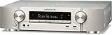 Marantz 90766128 NR1510 5.2 Kanal AV Receiver, HiFi Verstärker, HEOS Multiroom, Musikstreaming, AirPlay 2, Bluetooth, Wi Fi, WLAN, 6 HDMI Eingänge, Alexa Kompatibel, Silbergold