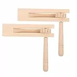 STOBOK Lärmmacher Für Sportveranstaltungen 2 Stücke Ratsche Geräuschmacher Matraca Klöppel Traditionelles Mexikanisches Matraca Ratscheninstrument Neujahrsgeräuser