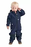 first instinct by killtec Jungen Fiow 35 Mns Onpc Softshell Overall mit Kapuze, dunkelblau, 110/116 EU