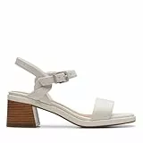 Clarks Damen Jaylan Ray Sandale, Off White Lea, 38 EU