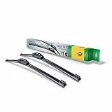 HELLA Easy Set Upgrade Scheibenwischer - SetUP6045 - Flachblatt-Wischer - für Linkslenker - 600/450mm - 24/18' - vorne - Menge: 2 - 9XW 358 164-291