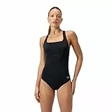 Speedo Damen Badeanzug Mit Flexband Und Integriertem Schwimm-BH | Schwimmen Fitnesstraining Schwimmbekleidung, Anthracite, 46 EU