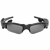 Sonnenbrille, Intelligente -polarisierte Brille Blockiert Ultraviolette Strahlung mit -Synchronisierungsfunktionen mit Stereo-Kopfhörern (Schwarze + gelbe Linse +
