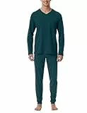 Schlafanzug lang mit Bündchen - Nightwear Set