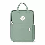 HYC00 Schultaschen Schulrucksack Teenager Mädchen Jungen Schulranzen College-Rucksack Schultasche Mädchen Freizeitrucksack Daypack Rucksack Schule Damen Multi-Tasche Backpack School Bag,Hell Grün