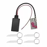 Akozon RNS-e Bluetooth AUX-IN-Adapter, 12-V-Auto-Bluetooth-Modul AUX-IN-Kabel Drahtloser Audioadapter für A3 A4 A6 A8 TT R8 RNS-E-Navigation