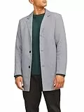 JACK & JONES Herren JJCHUCK Coat 12259805,Light Grey Melange,L