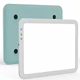 TOHETO A4 Leuchttisch mit Akku, Aufladbar Ultrahelle LED Licht pad Leuchtplatte Lichtplatte Lichttafel für Kinder und Erwachsene mit Einstellbare Helligkeit für Diamond Painting, Zeichnen, Tattoo