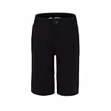 BIENZOE Jungen Baumwolle Schuluniformen Köper Bermuda Shorts Schwarz 16