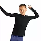 Odlo Thermounterwäsche Kinder Active Warm I Sportunterwäsche Mädchen Jungen I Langarm Thermoshirt Langarm Thermoshirt mit Rundhals I Kinder