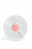 GoBe Kids Großer Snack-Spinner – wiederverwendbarer Snackbehälter mit 4 Fächern Spender & Schiebetür | BPA- und PVC-frei | spülmaschinenfest | kein Verschütten, auslaufsicher