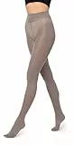 Merry Style Bunte Damen Strumpfhose Microfaser 40 DEN (Grau, 4 (40-44))