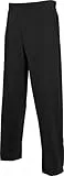 Fruit of the loom Herren Lightweight Jog Pants Sport Jogger, Schwarz (Black 101), W35 (Herstellergröße: L)