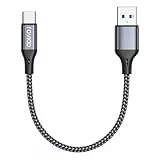 RAVIAD USB Typ C Kabel Kurz 0.5M, USB C Ladekabel QC 3.0 USB 3.0 Schnelles Aufladen und Synchronisation USB C Kabel Kompatibel für iPhone 16 15, Samsung Galaxy S24 S23 S22 S21 S20 Note 10, Huawei P60
