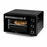 Mini Backofen 28 Liter, 120 Min. Timer, Ober-& Unterhitze - 1500 Watt