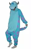 LorranTree Onesie Kostüm Jumpsuit Monsters Sulley Costume Damen Herren Erwachsene Relaxo Pyjama Tier Sullivan Weihnachten Halloween Schlafanzug SY-ShaLi S