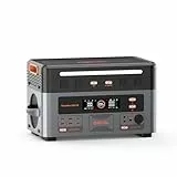 OSCAL 3600W (7200W Peak) Tragbare Powerstation PowerMax 3600PE, 2016Wh Solargenerator mit LiFePO4 Akku, 0–80% in 45 Min.Laden, APP, 14 Anschlüsse, USV, Portable Power Station für Camping, Wohnmobile,